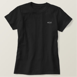 Wild Besticktes T-Shirt