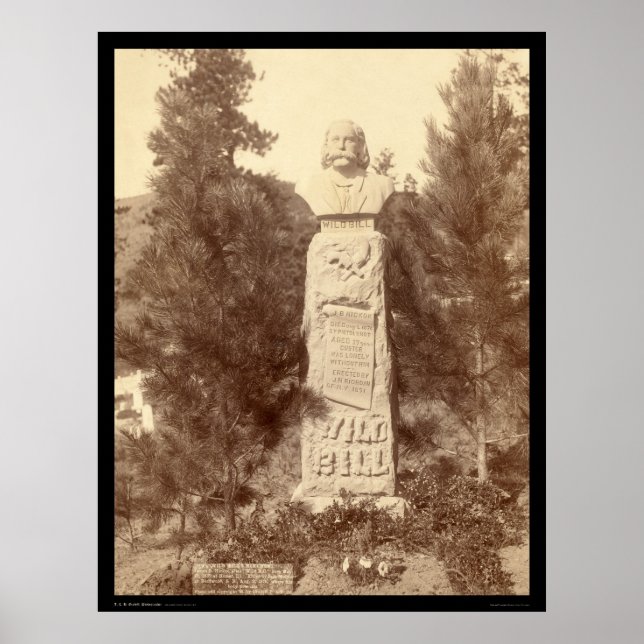 Wild Bill Hickok Monument SD 1891 Poster (Vorne)