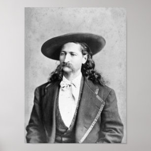 Wild-Bill-Hickok-Porträt  Poster