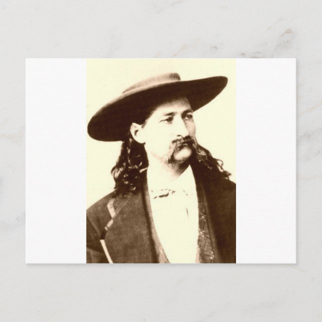 WILD BILL HICKOK POSTKARTE (Vorderseite)