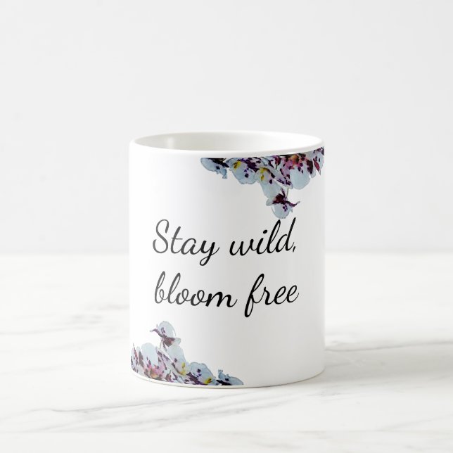 Wild bleibe, blühfrei - Orchid Art Tasse (Mittel)