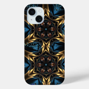 Wild Blue Gold Gears Case-Mate iPhone Hülle