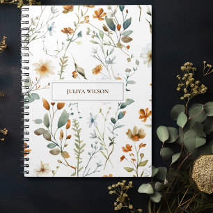 Wild Blume Boho color Notizblock