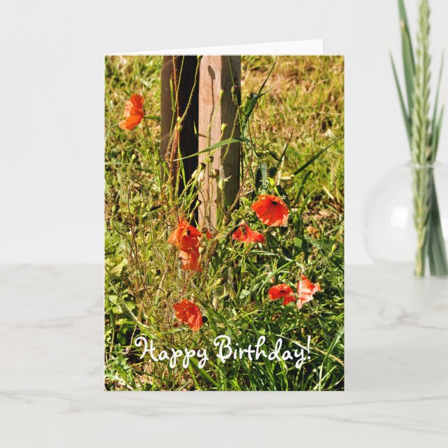 WILD-BLUME KARTE (Vorderseite)