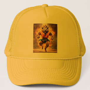 "Wild Boar Goku: High-Tech-Fusion-Cap der Fitness" Truckerkappe