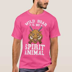 Wild Boar My Spirit Animal Jagd Rifle Wild Boar T-Shirt