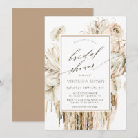 Wild Boho Protea Pampas Grass Floral Brautparty