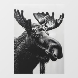 Wild Bull Moose Very Large Shop Fensteraufkleber