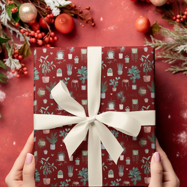 Wild Cactus Pattern Geschenkpapier (Von Creator hochgeladen)