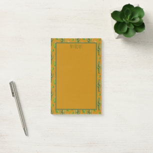Wild Cactus Pattern, Kakteen Post-it Klebezettel