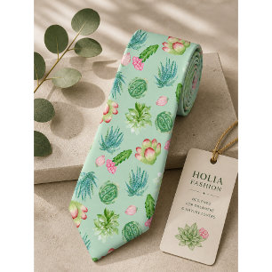 Wild Cactus Pattern Krawatte