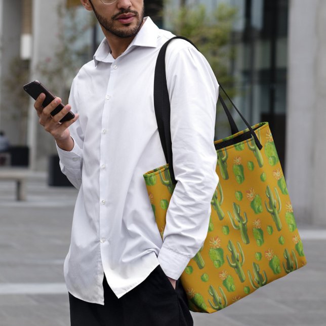 Wild Cactus Pattern Tasche (Von Creator hochgeladen)