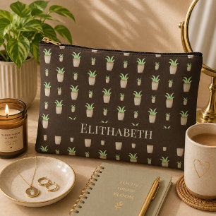 Wild Cactus Pattern Zubehörtasche