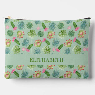 Wild Cactus Pattern Zubehörtasche