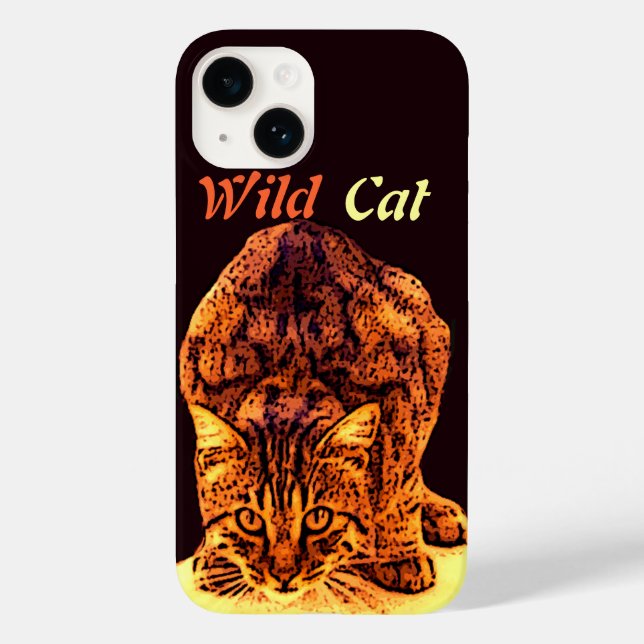 WILD CAT KITTEN Case-Mate iPhone HÜLLE (Rückseite)