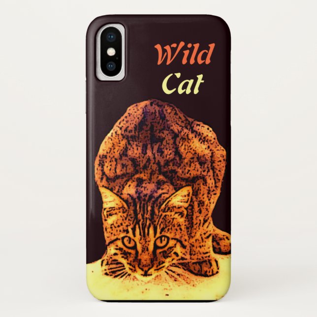 WILD CAT KITTEN Case-Mate iPhone HÜLLE (Rückseite)
