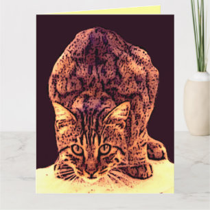 WILD CAT KITTEN KARTE