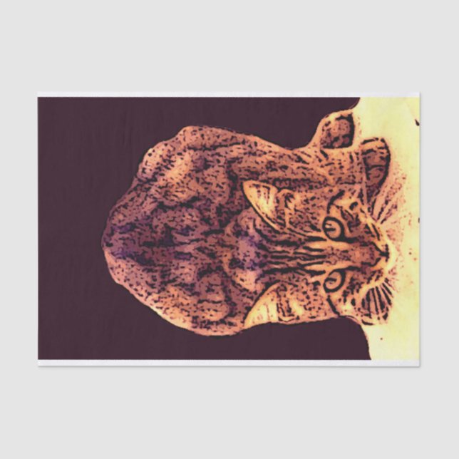 WILD CAT KITTEN SEIDENPAPIER (Vorderseite)