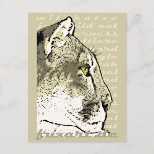 WILD CAT POSTKARTE