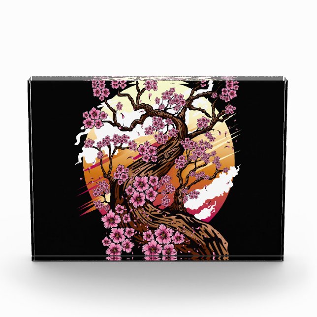 Wild Cherry Blossom Fotoblock (Vorderseite)