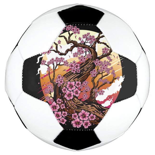 Wild Cherry Blossom Fußball (Vorderseite)