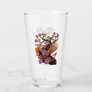 Wild Cherry Blossom Glas