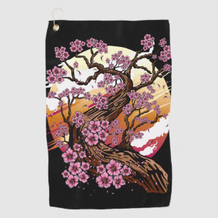Wild Cherry Blossom Golfhandtuch