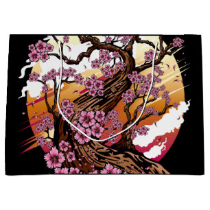 Wild Cherry Blossom Große Geschenktüte