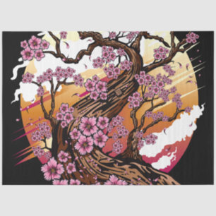 Wild Cherry Blossom Seidenpapier