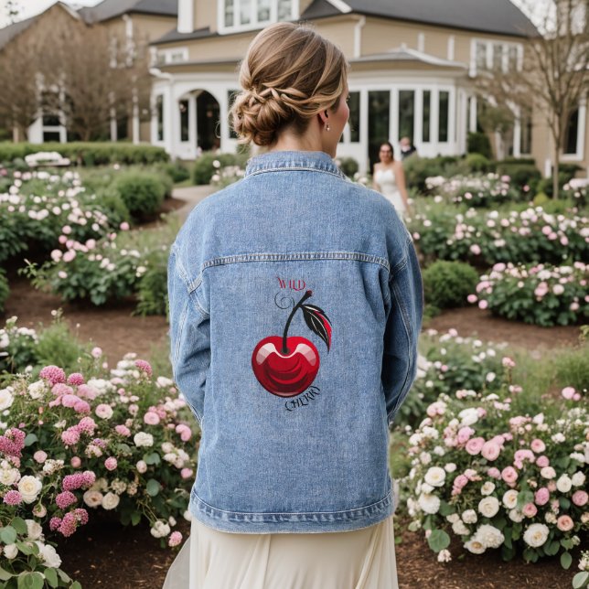 Wild Cherry Jeansjacke (Hochzeit Rückseite)