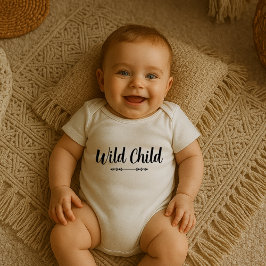 Wild Child Baby Bodysuit Baby Strampler