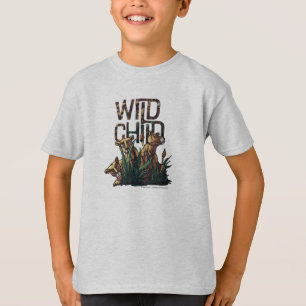 Wild Child Lion Cubs Kids T-Shirt