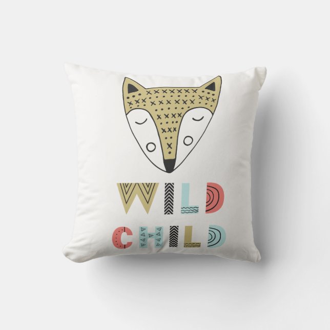 Wild Child Scandia Fox Baby Kissen (Vorderseite)