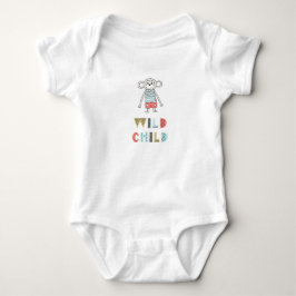 Wild Child Scandia Monkey Baby Strampler