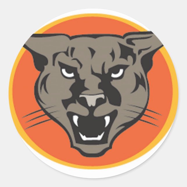 Wild Cougars von Junglewalk..com Runder Aufkleber (Vorderseite)