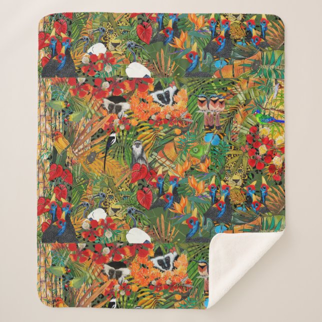 Wild Creation Fleece-Decke Sherpadecke (Vorderseite)