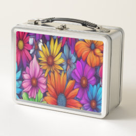 Wild Daisies #4 - Metal Lunchbox
