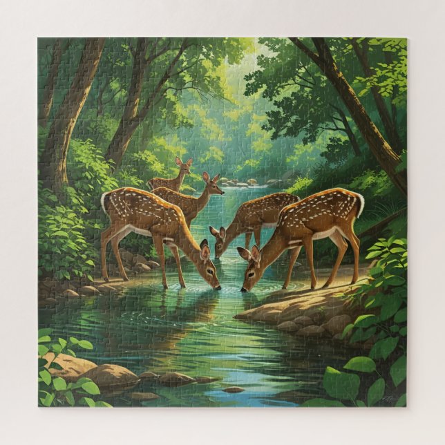 Wild Deer Puzzle (Vertikal)