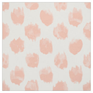 WILD DOTS Pfirsichfarben Polka Dot Stoff
