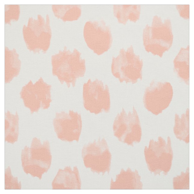WILD DOTS Pfirsichfarben Polka Dot Stoff (Muster)