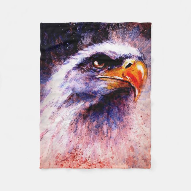 Wild Eagle Fleecedecke (Vorderseite)
