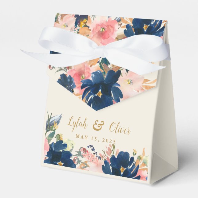 Wild Elegance | Hochzeitsmarsch und Hochzeit von G Geschenkschachtel (Vorderseite)