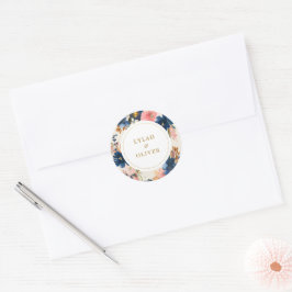 Wild Elegance | Hochzeitsmarsch und Hochzeit von G Runder Aufkleber