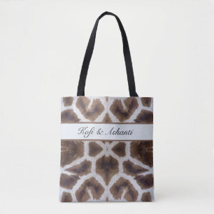 Wild Elegant Personalisierter Safari-Giraffen-Dr Tasche