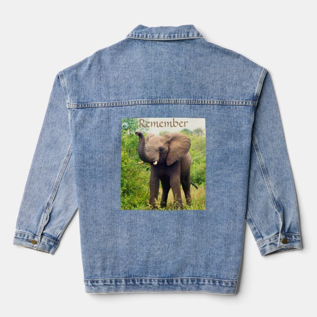 Wild Elephant Jeansjacke (Rückseite)