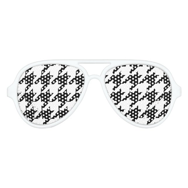 Wild Eyes Hahnentrittmuster Sonnenbrille (Vorderseite)