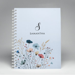 Wild floral Spiral Notizbuch