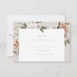Wild Florals RSVP Card Karte