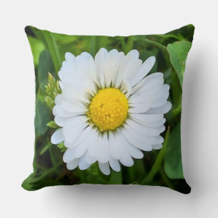 Wild Flower Rumänien – Botanische Makrofotografie Kissen