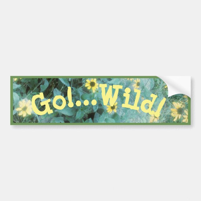 Wild Flowers - Go!...Wild! Ver.2 Autoaufkleber (Vorne)